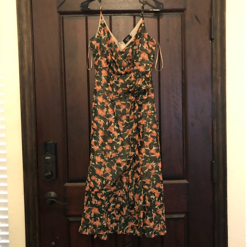 Floral Ruffle maxi dress
